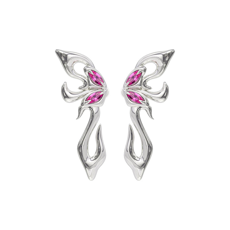 Boucles d'oreilles ailes de papillon